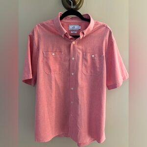 Southern Tide Perfromace Series Short Sleeve Button Down